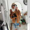 Puffy Oversized Cardigan